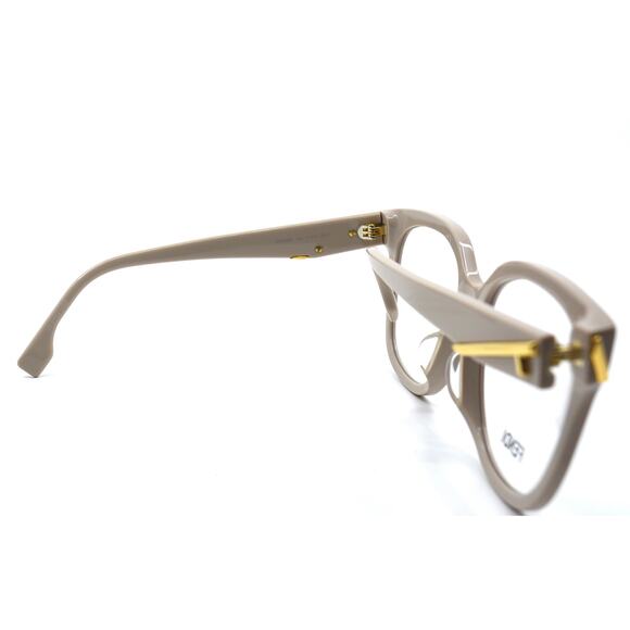NEW FENDI FE50064F 025 CREAM BEIGE AUTHENTIC EYEGLASSES FRAME - Picture 10 of 13